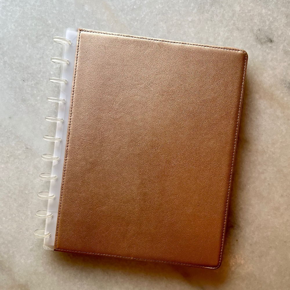 Levenger Rose Gold 8.5 x 11 Circa Notebook
